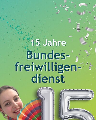 🎉 Der Bundesfreiwilligendienst wird heute 15 Jahre alt! Deshalb gibt’s 5 Fakten,...